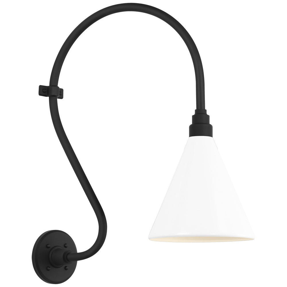 Visual Comfort Signature Canada - LED Barn Light - Academy Barn Light - Matte Black- Union Lighting Luminaires Decor