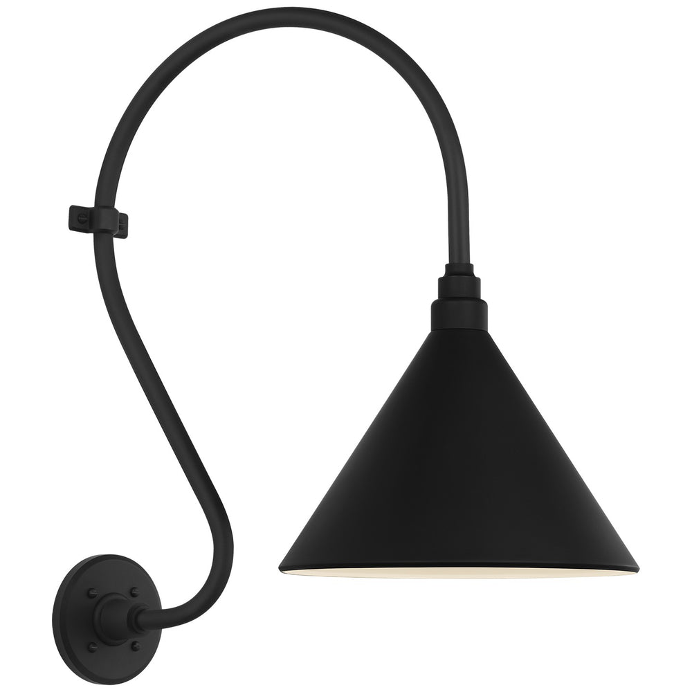 Visual Comfort Signature Canada - LED Barn Light - Academy Barn Light - Matte Black- Union Lighting Luminaires Decor