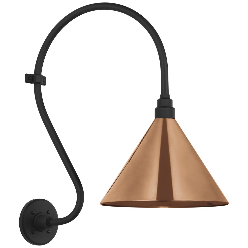Visual Comfort Signature Canada - LED Barn Light - Academy Barn Light - Matte Black- Union Lighting Luminaires Decor
