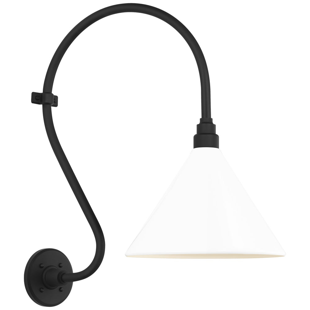 Visual Comfort Signature Canada - LED Barn Light - Academy Barn Light - Matte Black- Union Lighting Luminaires Decor