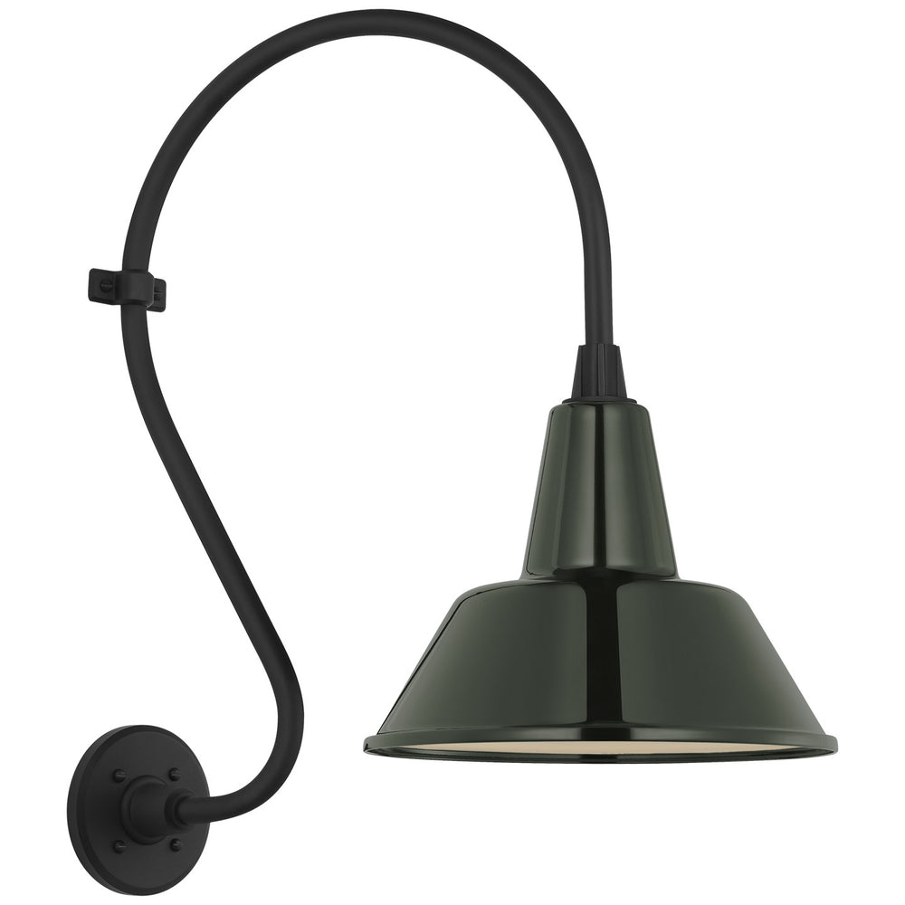 Visual Comfort Signature Canada - LED Barn Light - Academy Barn Light - Matte Black- Union Lighting Luminaires Decor