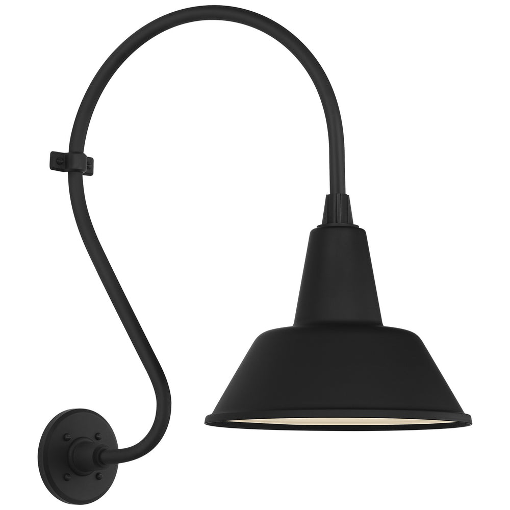 Visual Comfort Signature Canada - LED Barn Light - Academy Barn Light - Matte Black- Union Lighting Luminaires Decor