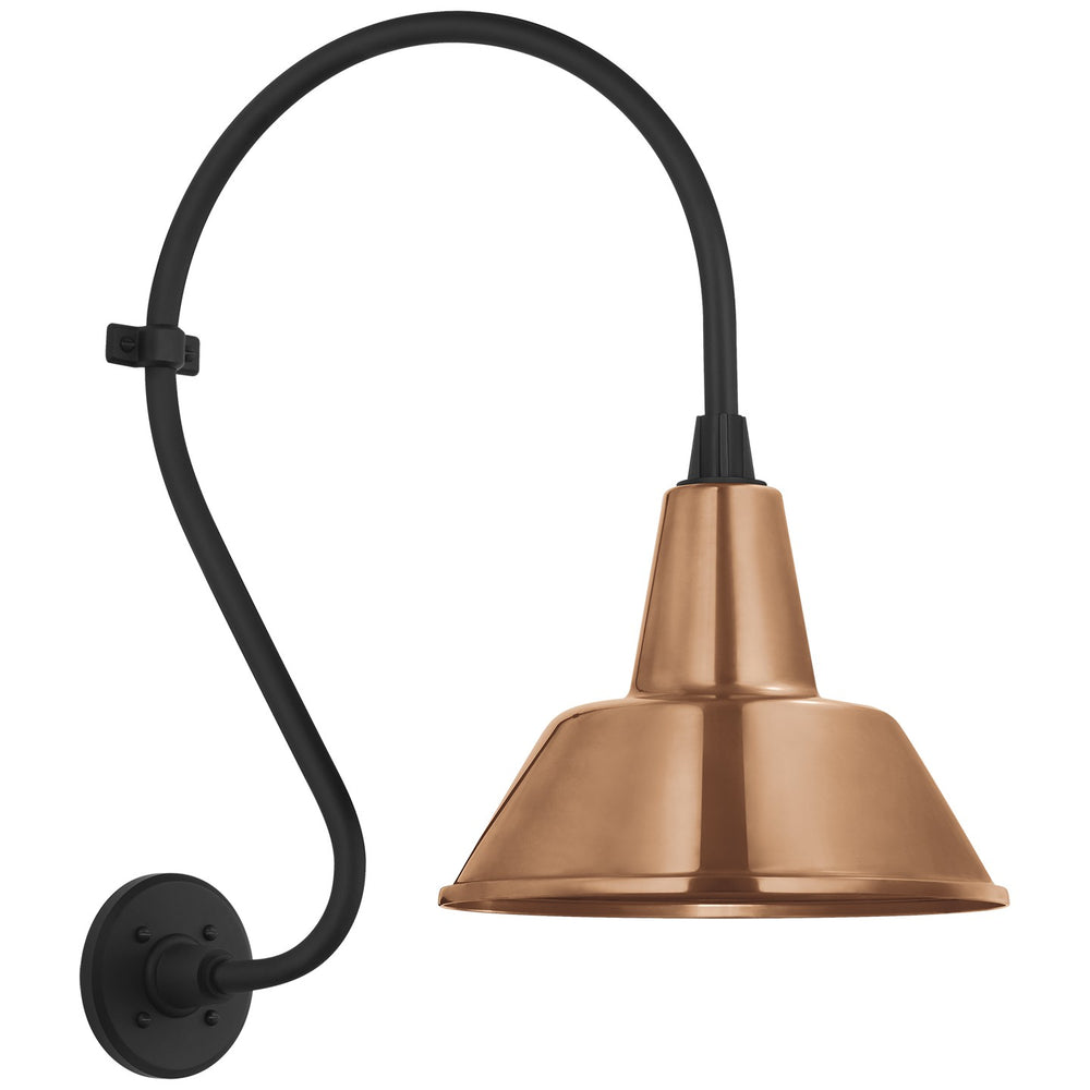 Visual Comfort Signature Canada - LED Barn Light - Academy Barn Light - Matte Black- Union Lighting Luminaires Decor