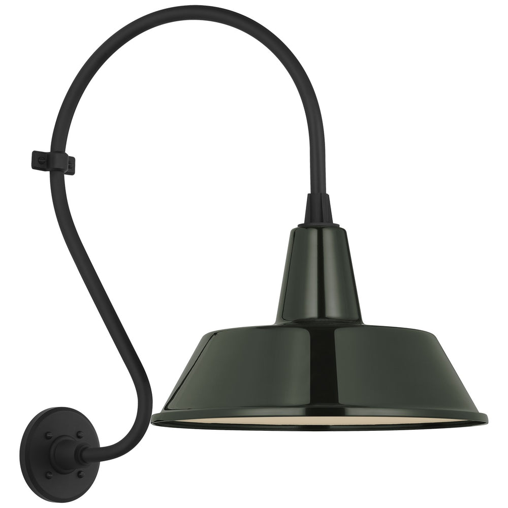Visual Comfort Signature Canada - LED Barn Light - Academy Barn Light - Matte Black- Union Lighting Luminaires Decor