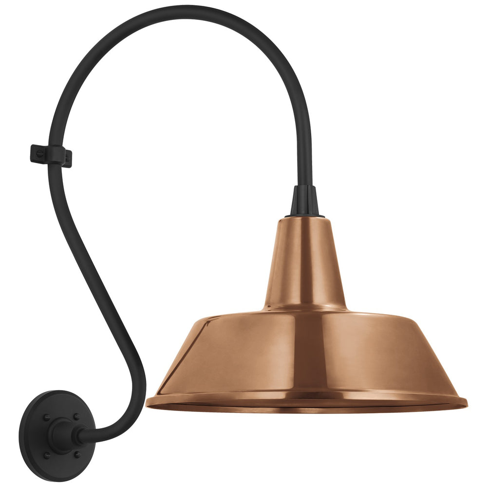 Visual Comfort Signature Canada - LED Barn Light - Academy Barn Light - Matte Black- Union Lighting Luminaires Decor