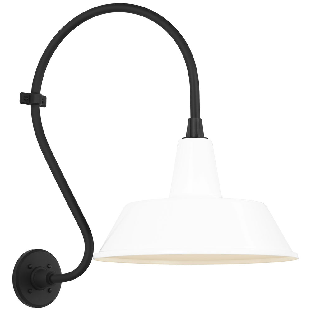 Visual Comfort Signature Canada - LED Barn Light - Academy Barn Light - Matte Black- Union Lighting Luminaires Decor