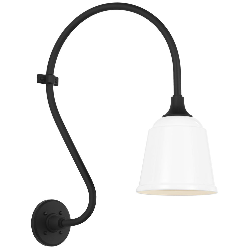 Visual Comfort Signature Canada - LED Barn Light - Academy Barn Light - Matte Black- Union Lighting Luminaires Decor
