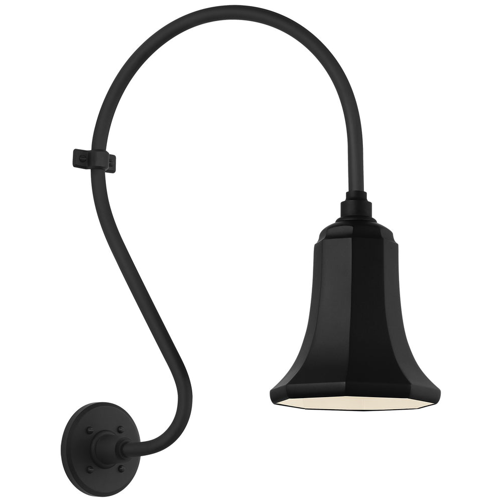 Visual Comfort Signature Canada - LED Barn Light - Academy Barn Light - Matte Black- Union Lighting Luminaires Decor