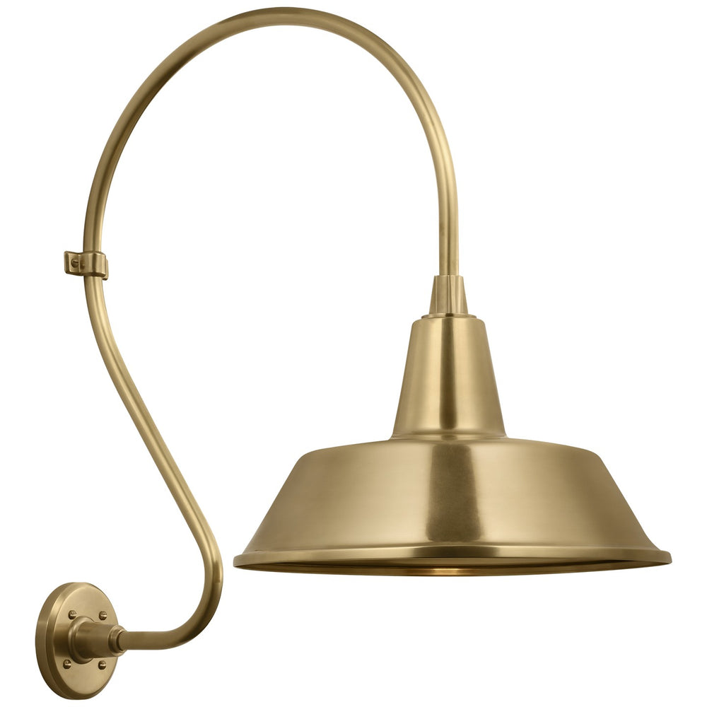 Visual Comfort Signature Canada - LED Barn Light - Academy Barn Light - Hand-Rubbed Antique Brass- Union Lighting Luminaires Decor