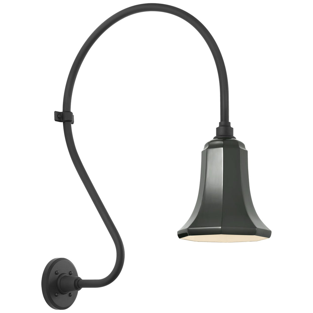 Visual Comfort Signature Canada - LED Barn Light - Academy Barn Light - Matte Black- Union Lighting Luminaires Decor