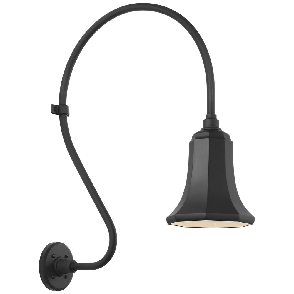 Visual Comfort Signature Canada - LED Barn Light - Academy Barn Light - Matte Black- Union Lighting Luminaires Decor