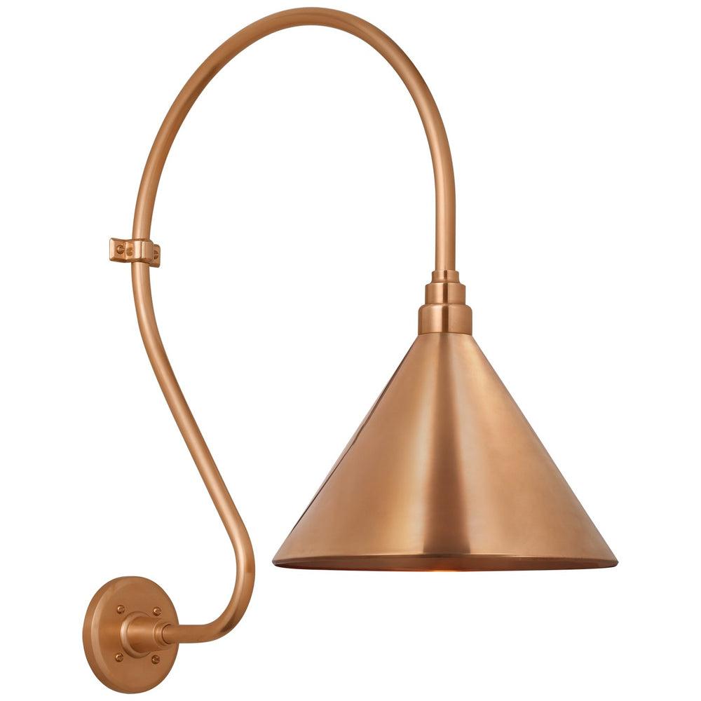 Visual Comfort Signature Canada - LED Barn Light - Academy Barn Light - Soft Copper- Union Lighting Luminaires Decor