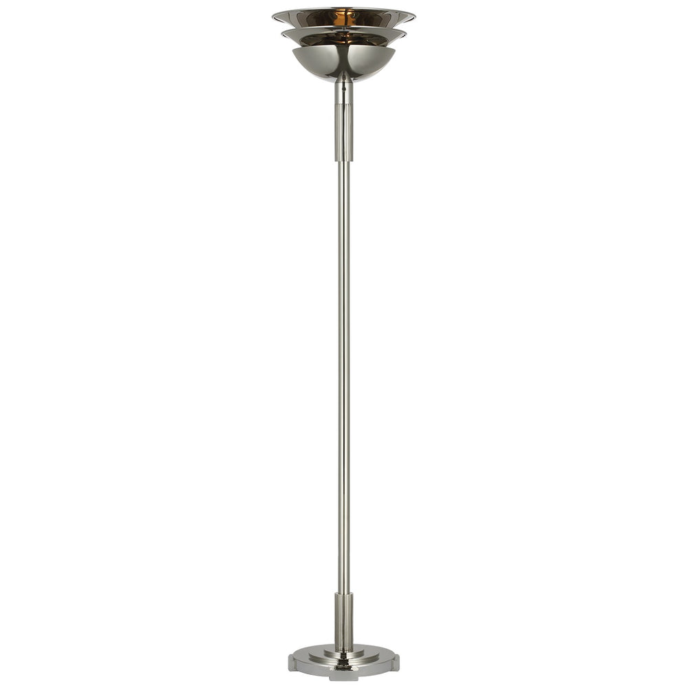 Ralph Lauren Canada - LED Floor Lamp - Langton - Polished Nickel- Union Lighting Luminaires Decor