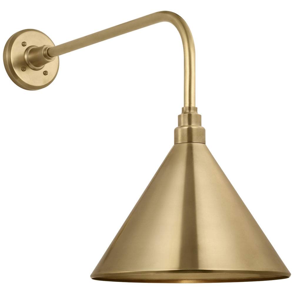 Visual Comfort Signature Canada - LED Barn Light - Academy Barn Light - Hand-Rubbed Antique Brass- Union Lighting Luminaires Decor