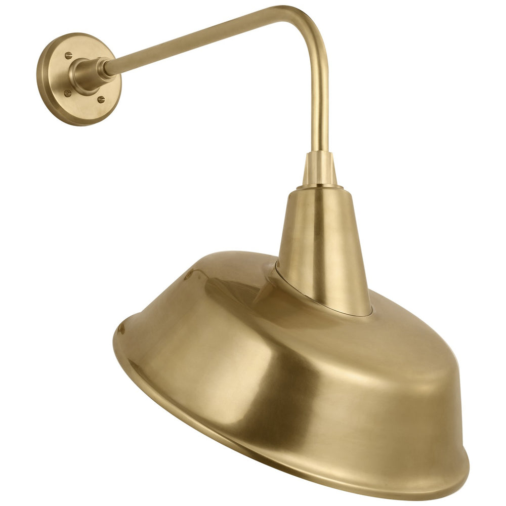 Visual Comfort Signature Canada - LED Barn Light - Academy Barn Light - Hand-Rubbed Antique Brass- Union Lighting Luminaires Decor