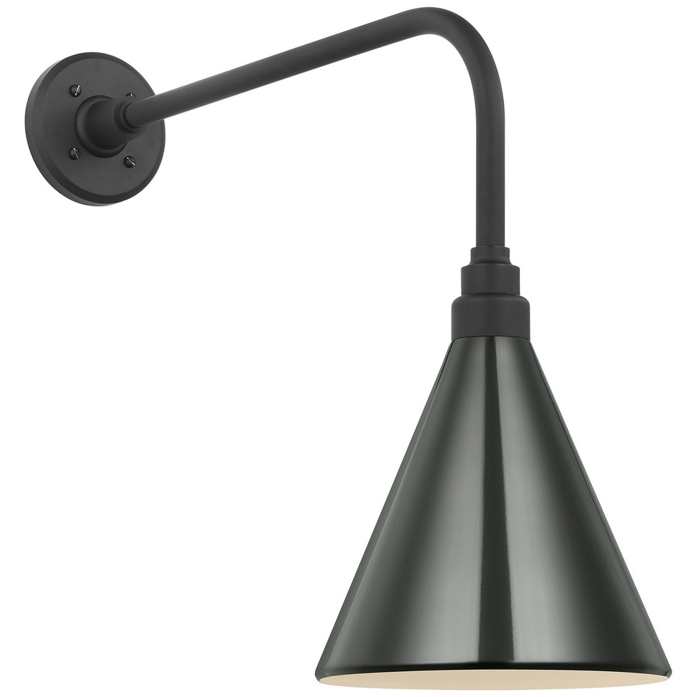 Visual Comfort Signature Canada - LED Barn Light - Academy Barn Light - Matte Black- Union Lighting Luminaires Decor