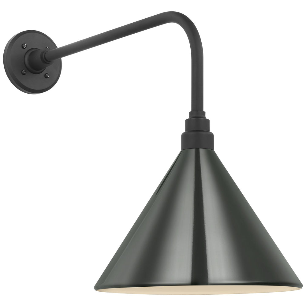 Visual Comfort Signature Canada - LED Barn Light - Academy Barn Light - Matte Black- Union Lighting Luminaires Decor