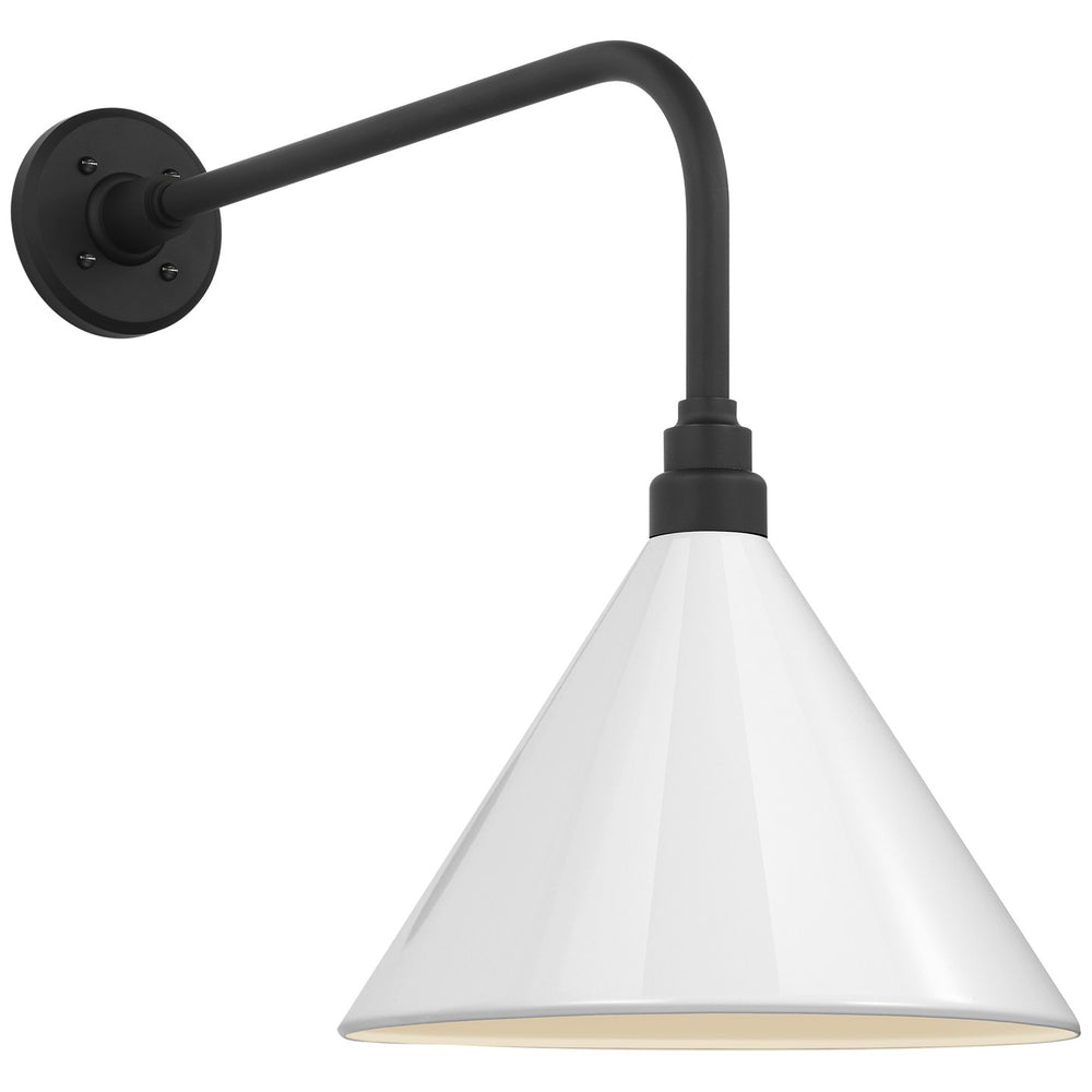 Visual Comfort Signature Canada - LED Barn Light - Academy Barn Light - Matte Black- Union Lighting Luminaires Decor