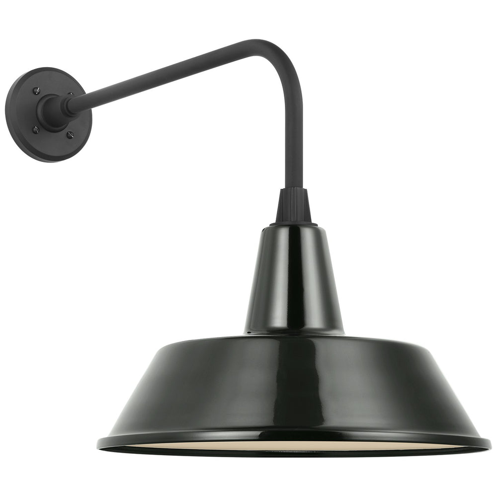 Visual Comfort Signature Canada - LED Barn Light - Academy Barn Light - Matte Black- Union Lighting Luminaires Decor
