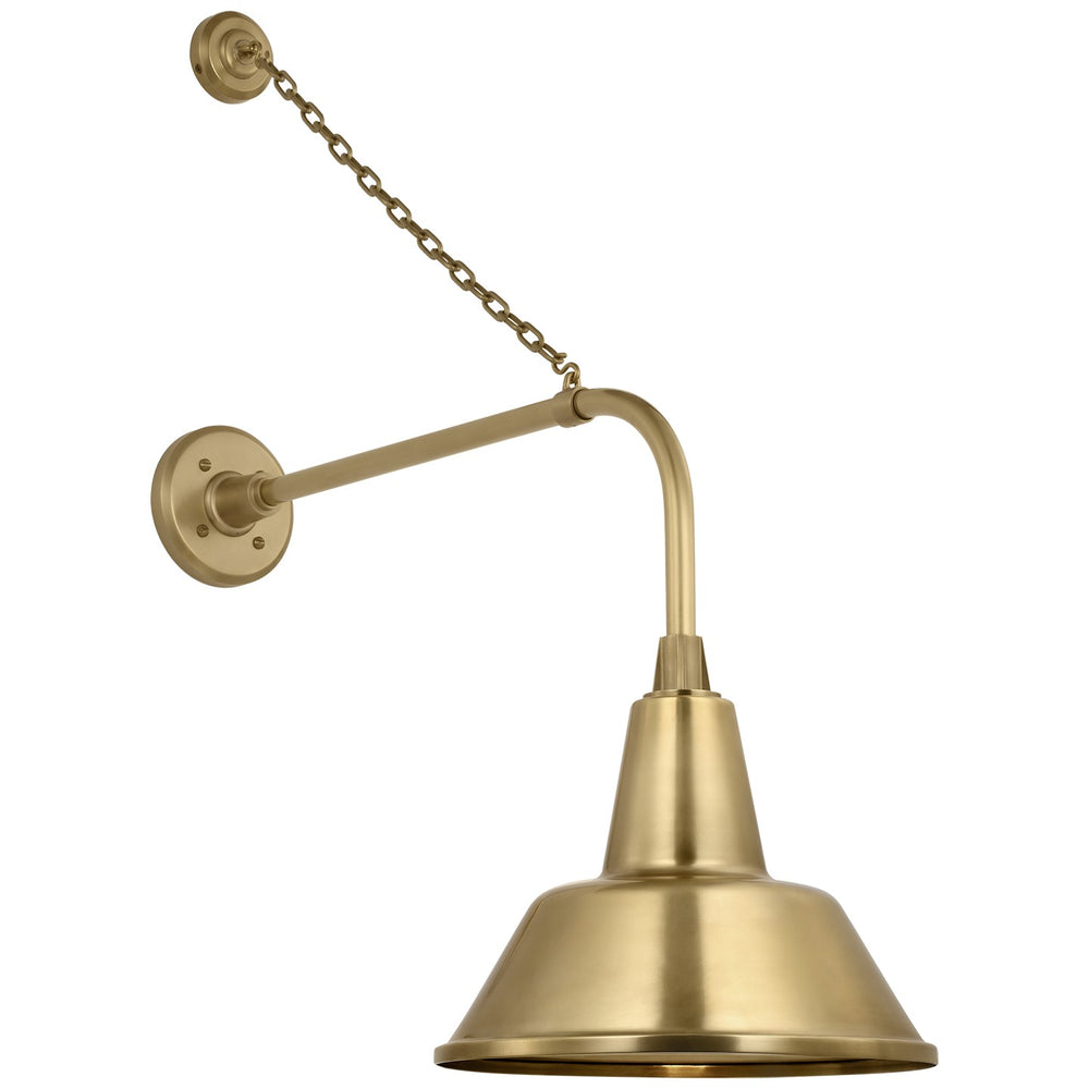 Visual Comfort Signature Canada - LED Barn Light - Academy Barn Light - Hand-Rubbed Antique Brass- Union Lighting Luminaires Decor
