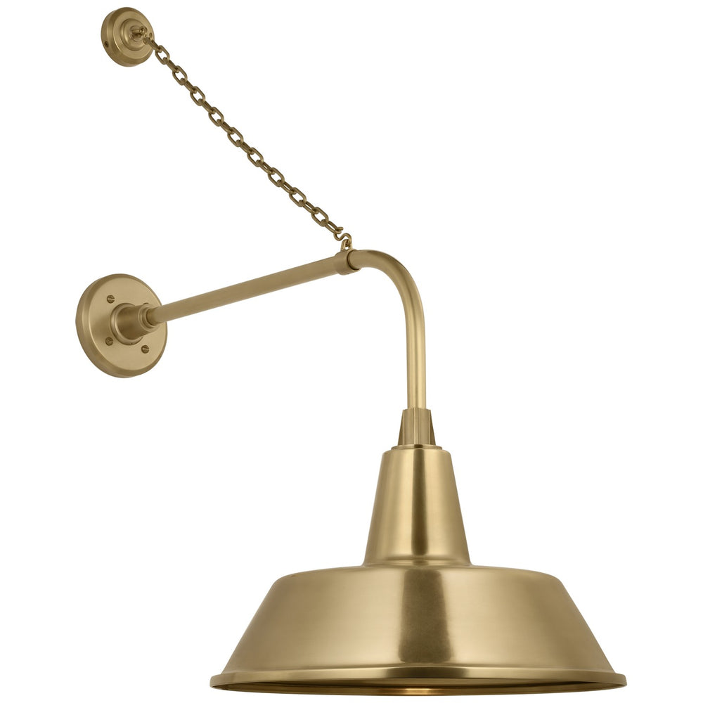 Visual Comfort Signature Canada - LED Barn Light - Academy Barn Light - Hand-Rubbed Antique Brass- Union Lighting Luminaires Decor