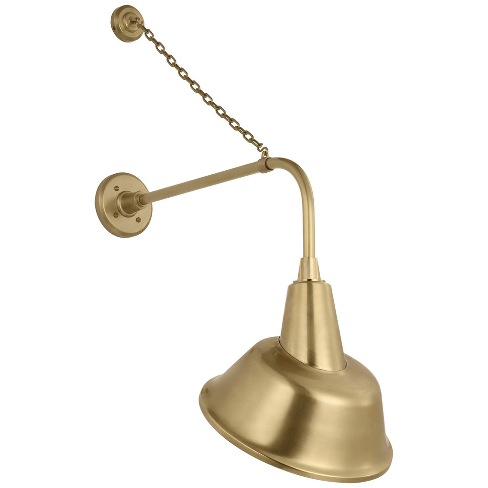Visual Comfort Signature Canada - LED Barn Light - Academy Barn Light - Hand-Rubbed Antique Brass- Union Lighting Luminaires Decor