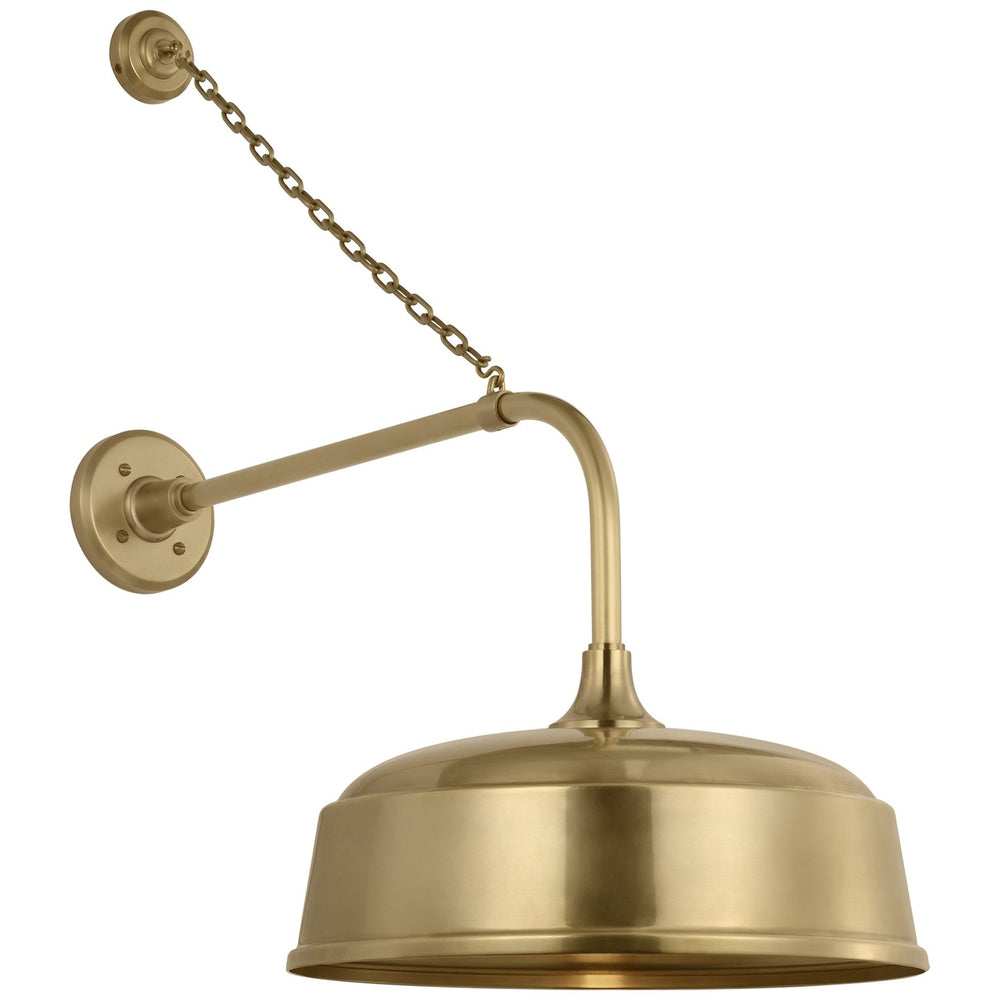 Visual Comfort Signature Canada - LED Barn Light - Academy Barn Light - Hand-Rubbed Antique Brass- Union Lighting Luminaires Decor