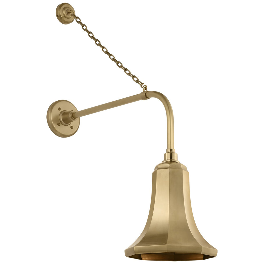 Visual Comfort Signature Canada - LED Barn Light - Academy Barn Light - Hand-Rubbed Antique Brass- Union Lighting Luminaires Decor
