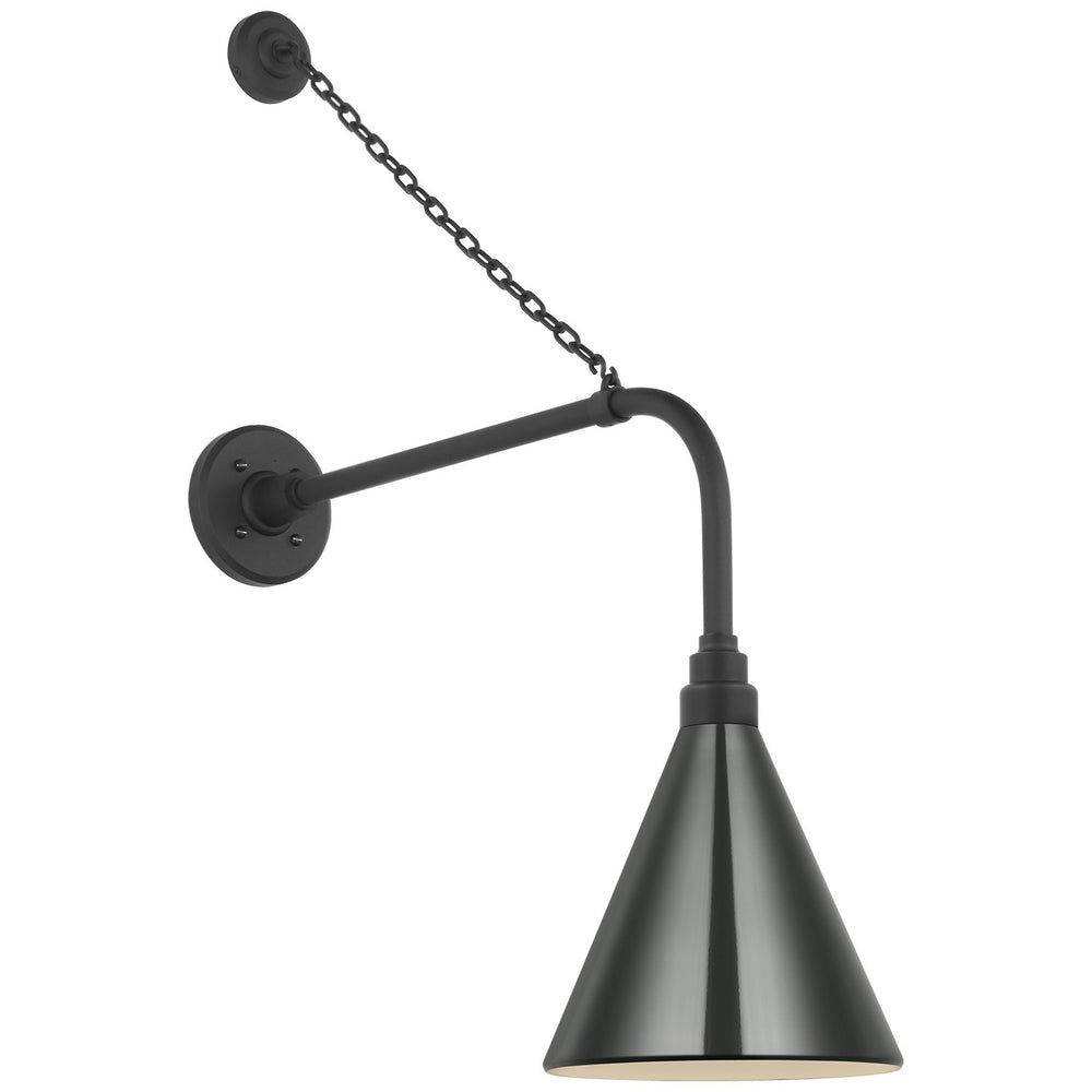 Visual Comfort Signature Canada - LED Barn Light - Academy Barn Light - Matte Black- Union Lighting Luminaires Decor