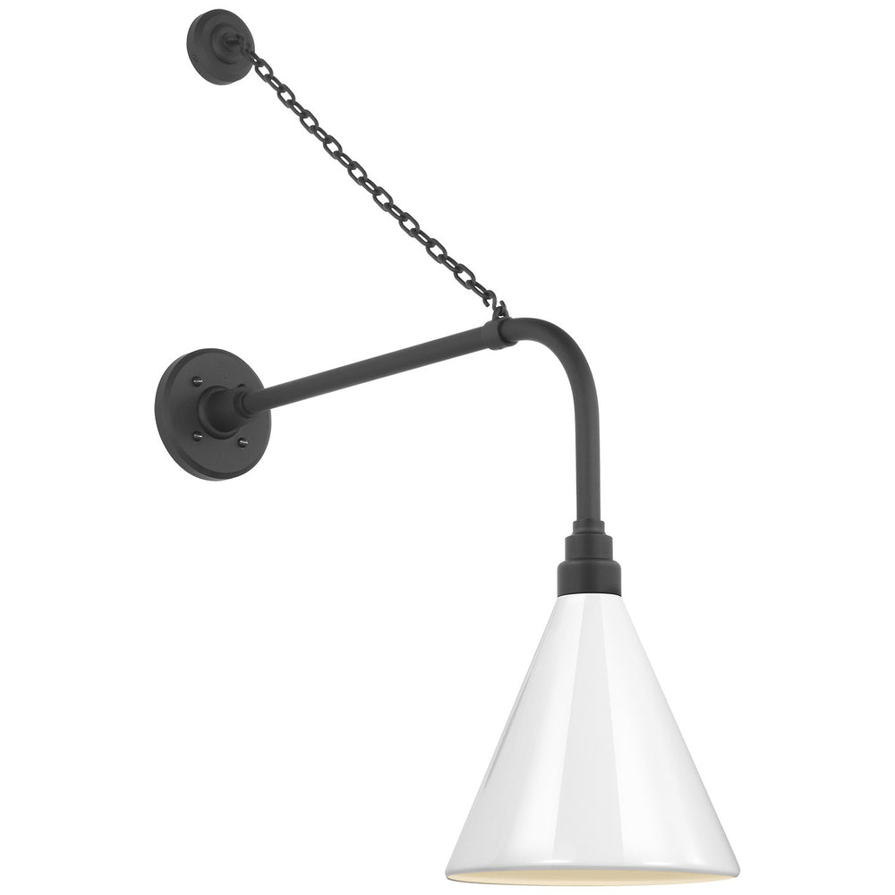 Visual Comfort Signature Canada - LED Barn Light - Academy Barn Light - Matte Black- Union Lighting Luminaires Decor