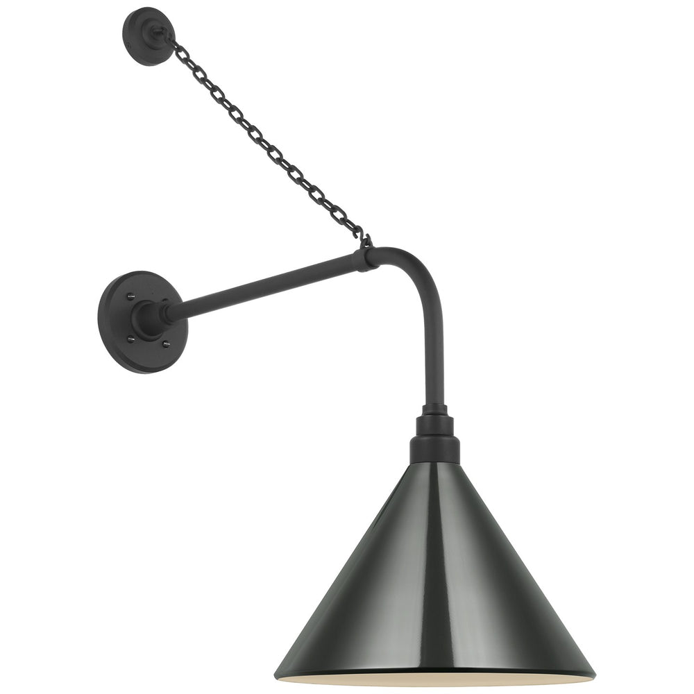 Visual Comfort Signature Canada - LED Barn Light - Academy Barn Light - Matte Black- Union Lighting Luminaires Decor