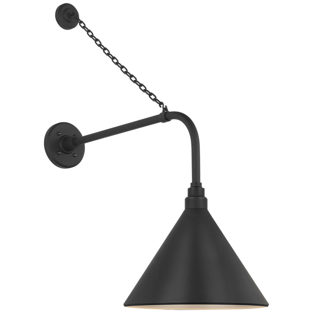 Visual Comfort Signature Canada - LED Barn Light - Academy Barn Light - Matte Black- Union Lighting Luminaires Decor