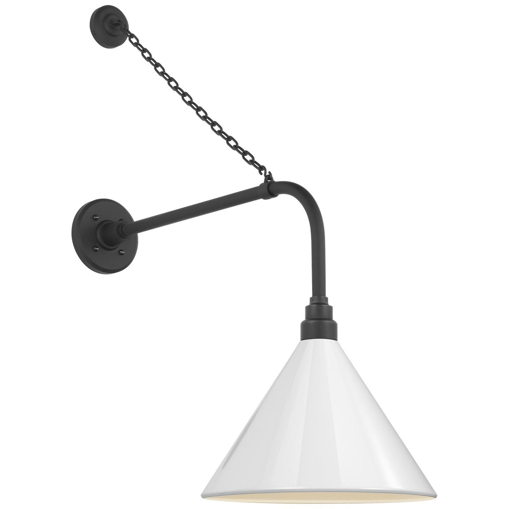 Visual Comfort Signature Canada - LED Barn Light - Academy Barn Light - Matte Black- Union Lighting Luminaires Decor