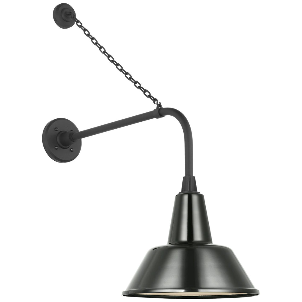 Visual Comfort Signature Canada - LED Barn Light - Academy Barn Light - Matte Black- Union Lighting Luminaires Decor