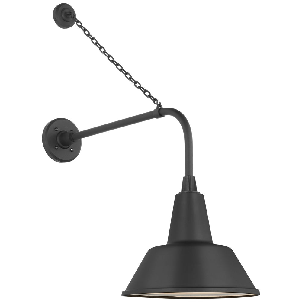 Visual Comfort Signature Canada - LED Barn Light - Academy Barn Light - Matte Black- Union Lighting Luminaires Decor