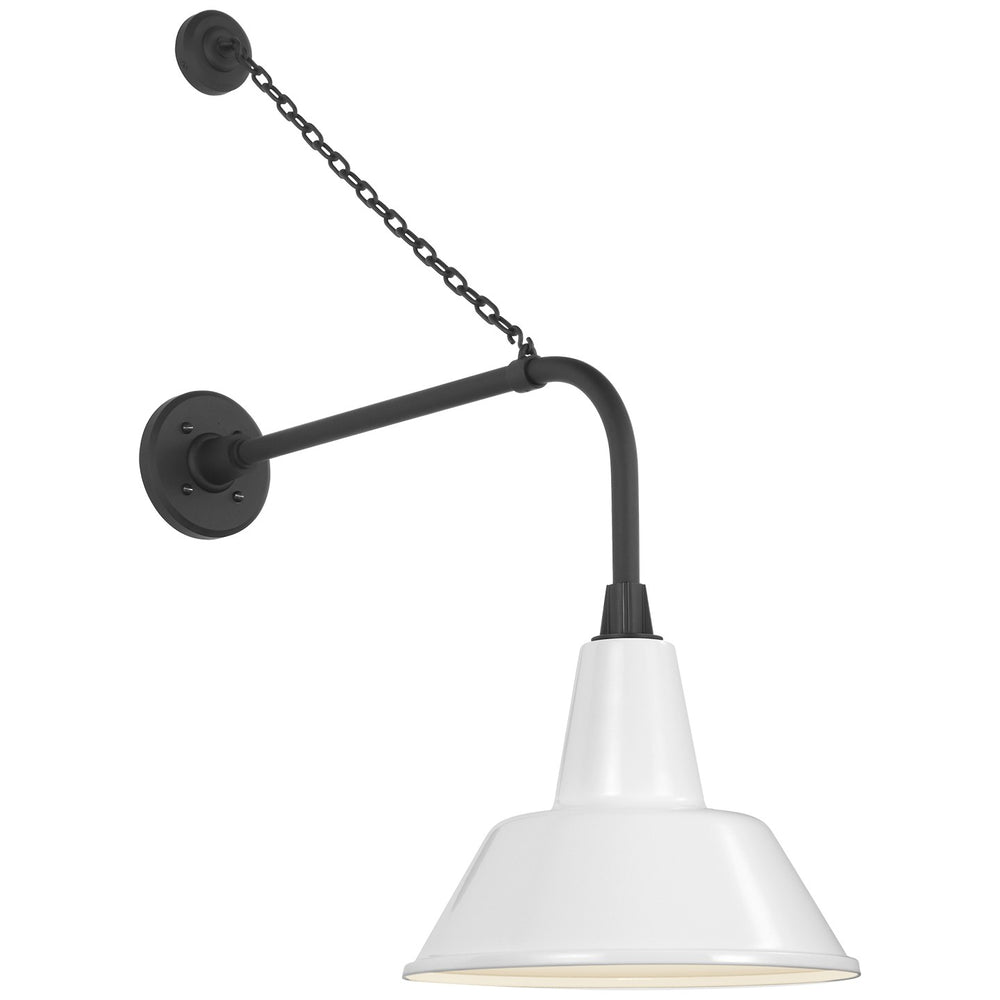 Visual Comfort Signature Canada - LED Barn Light - Academy Barn Light - Matte Black- Union Lighting Luminaires Decor