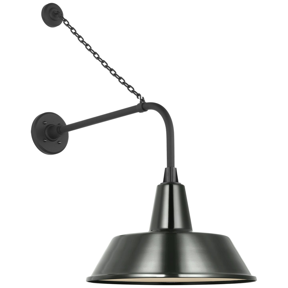 Visual Comfort Signature Canada - LED Barn Light - Academy Barn Light - Matte Black- Union Lighting Luminaires Decor