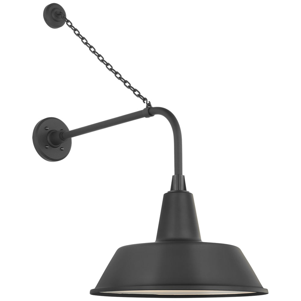 Visual Comfort Signature Canada - LED Barn Light - Academy Barn Light - Matte Black- Union Lighting Luminaires Decor