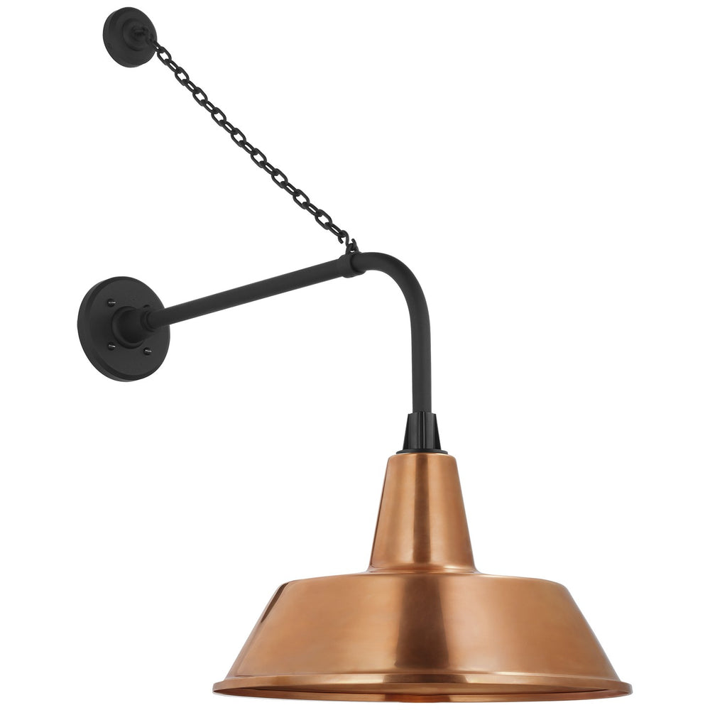 Visual Comfort Signature Canada - LED Barn Light - Academy Barn Light - Matte Black- Union Lighting Luminaires Decor