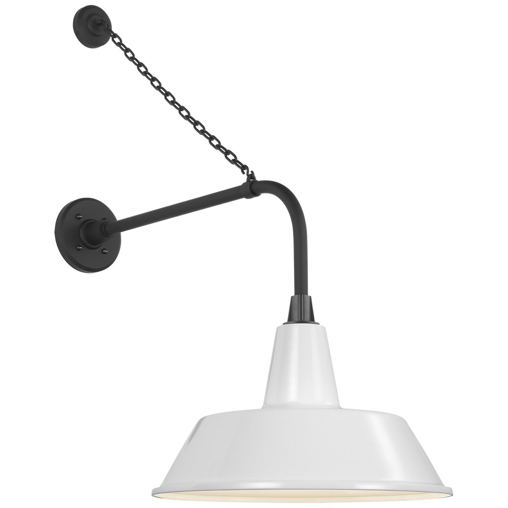 Visual Comfort Signature Canada - LED Barn Light - Academy Barn Light - Matte Black- Union Lighting Luminaires Decor