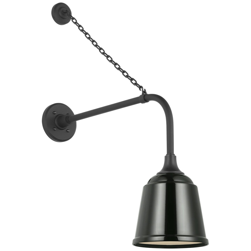 Visual Comfort Signature Canada - LED Barn Light - Academy Barn Light - Matte Black- Union Lighting Luminaires Decor