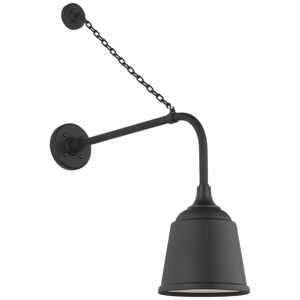 Visual Comfort Signature Canada - LED Barn Light - Academy Barn Light - Matte Black- Union Lighting Luminaires Decor