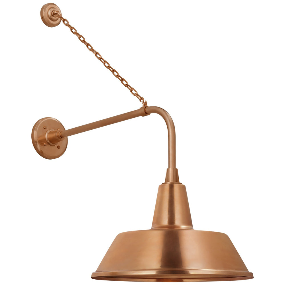 Visual Comfort Signature Canada - LED Barn Light - Academy Barn Light - Soft Copper- Union Lighting Luminaires Decor