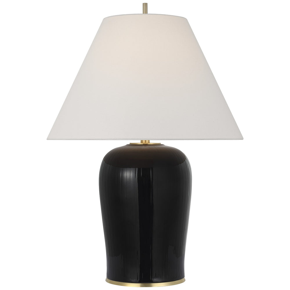 Visual Comfort Signature Canada - LED Table Lamp - Opera - Raven Black- Union Lighting Luminaires Decor