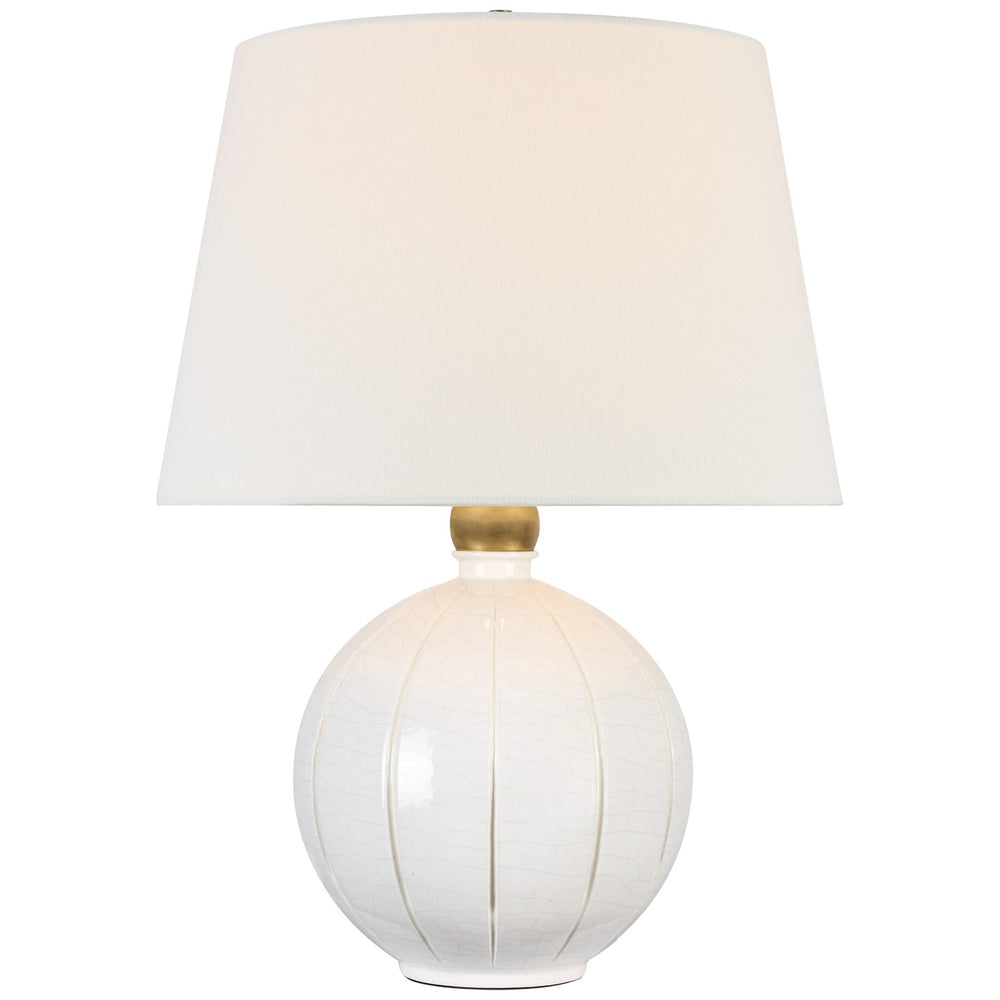 Visual Comfort Signature Canada - LED Table Lamp - Ponteil - Crackled Ivory- Union Lighting Luminaires Decor