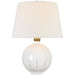 Visual Comfort Signature Canada - LED Table Lamp - Ponteil - Crackled Ivory- Union Lighting Luminaires Decor