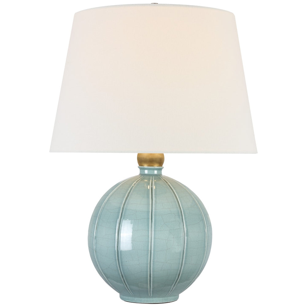 Visual Comfort Signature Canada - LED Table Lamp - Ponteil - Crackled Robin- Union Lighting Luminaires Decor