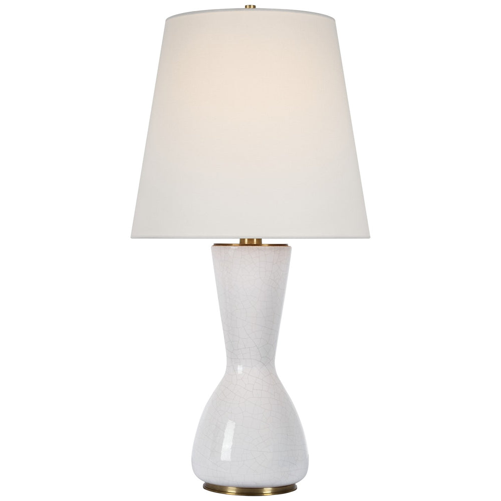 Visual Comfort Signature Canada - LED Table Lamp - Jess - Crackled Ivory- Union Lighting Luminaires Decor