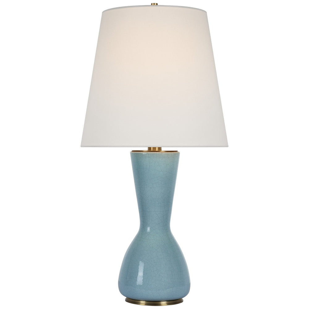 Visual Comfort Signature Canada - LED Table Lamp - Jess - Crackled Robin- Union Lighting Luminaires Decor