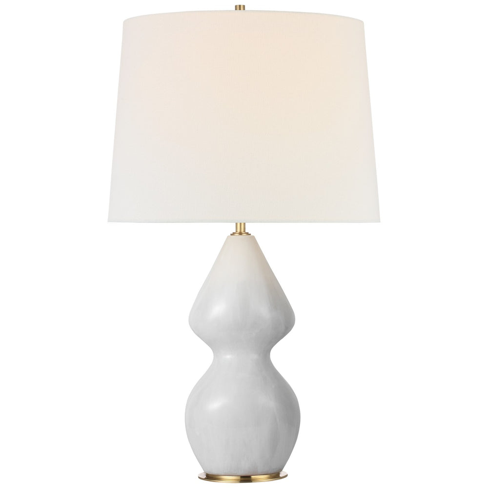 Visual Comfort Signature Canada - LED Table Lamp - Noppon - Veiled White- Union Lighting Luminaires Decor